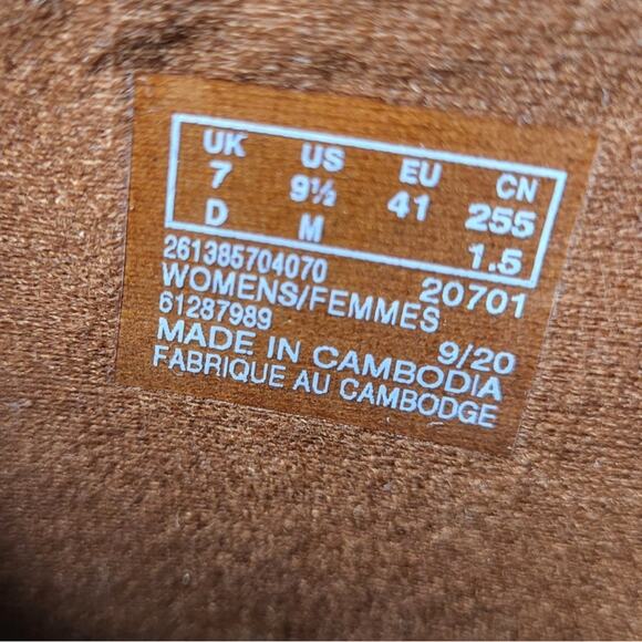 Clarks Women’s Addiy Kara Brown Leather Boots with Side Zip size 9.5 - Picture 10 of 11